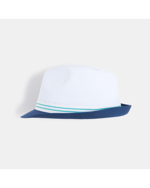 Chapeau de soleil trilby bleu garçon