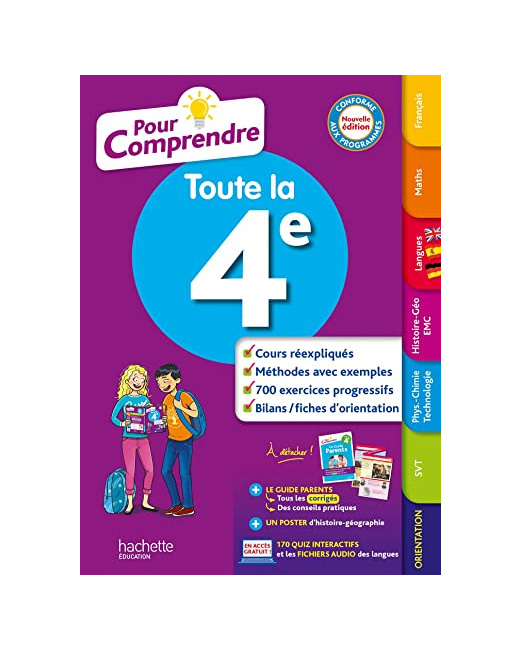 Pour Comprendre Toutes Les Matières 4E