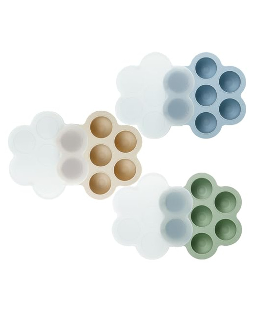 Lot de 3 plateaux de congélation pour bébé