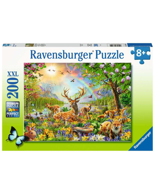 Puzzle Famille de cerfs et autres animaux - de 8 ans