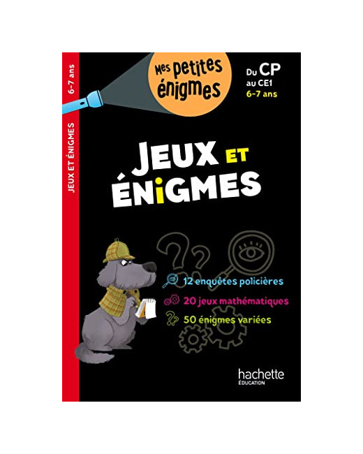 Jeux et énigmes Du CP au CE1 - Cahier de vacances 2023