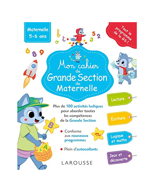 Mon grand cahier de Grande section