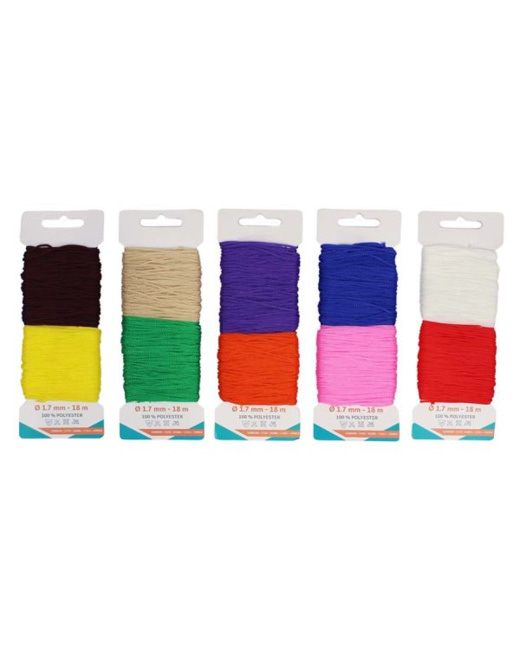 Cordons Colorés - diam 1,7 mm