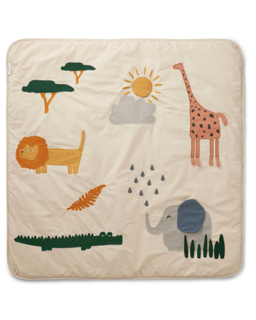 Tapis de jeu d'activité Glenn - Safari Sandy mix