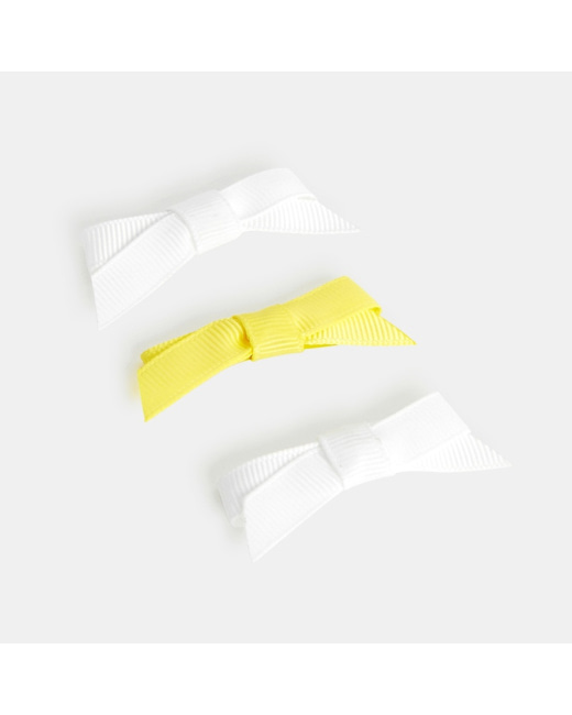 Barrettes chics jaune fille