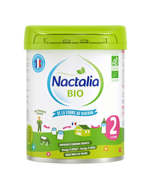 Lait bio infantile 2ème âge 6-12 mois