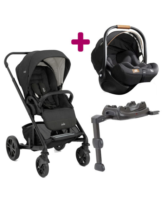 Poussette duo Chrome + coque I-level Recline + I-Base LX 2