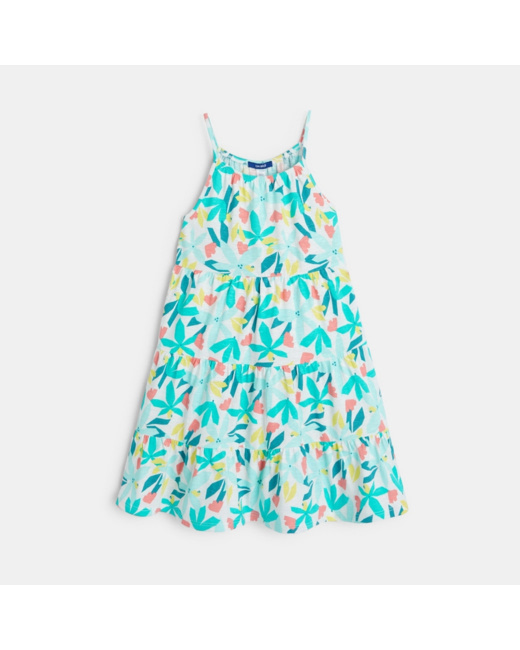 Robe à bretelles imprimée fille