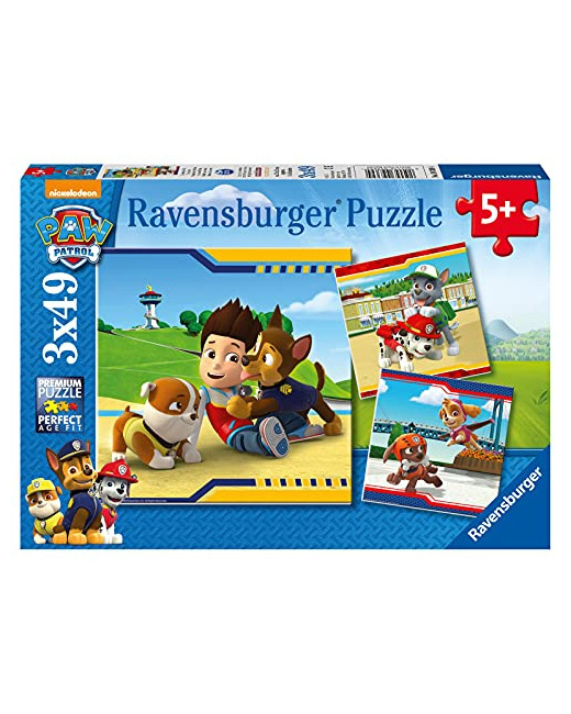 Puzzle - Héros à fourrure - Pat'Patrouille - 3x49 pièces
