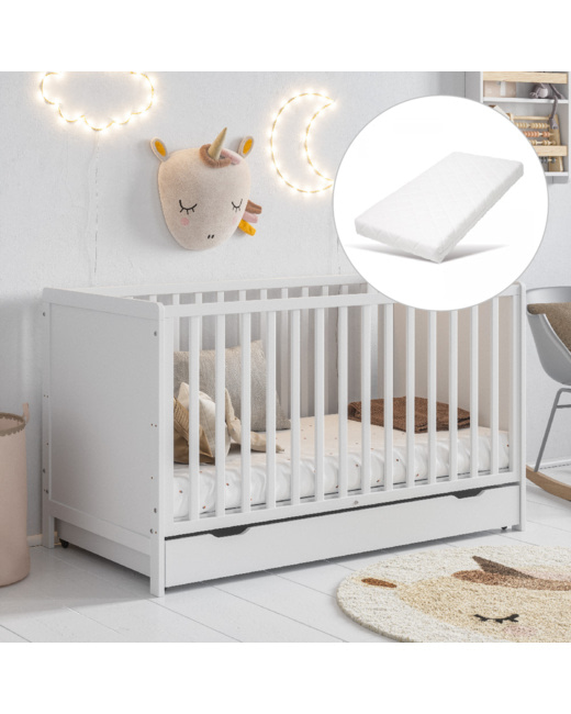 Lit bébé évolutif avec matelas Nuage
