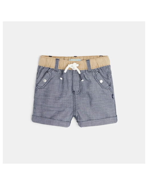Short en lin et coton