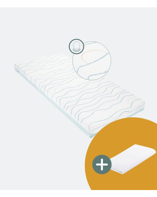 Matelas bébé ergonomique anti tête plate COSY'LITE