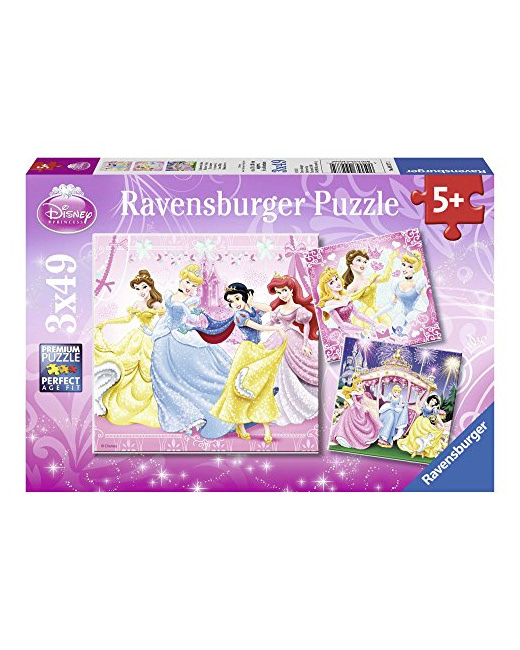 Puzzle - Blanche-Neige et ses amies - 3x49 pièces