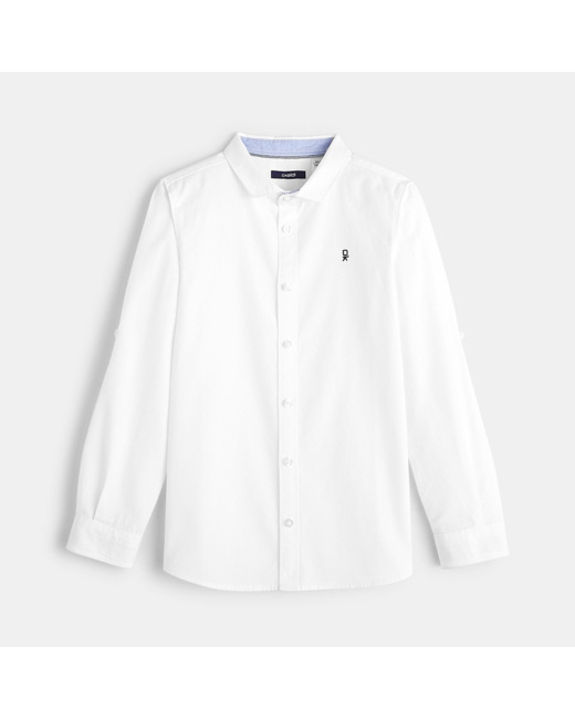 Chemise classique blanche garçon