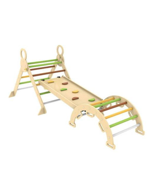 Arche d'escalade en bois