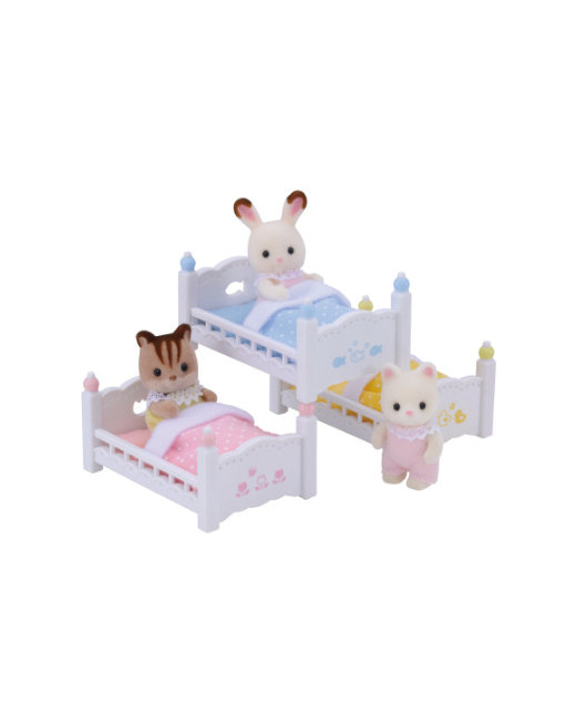 Figurine set meubles lit mezzanine 3 étages