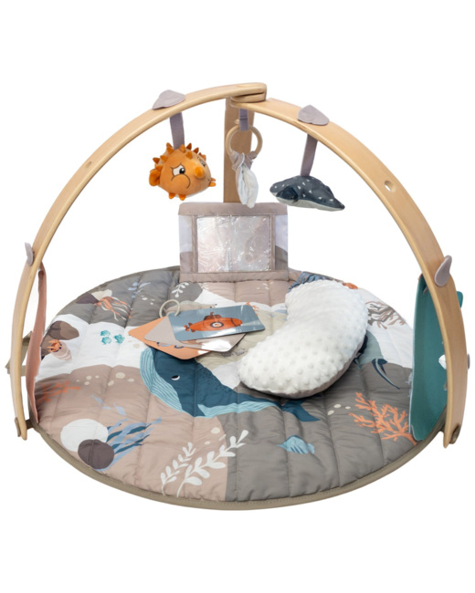 Tapis d'éveil avec arches en bois Ocean Bliss