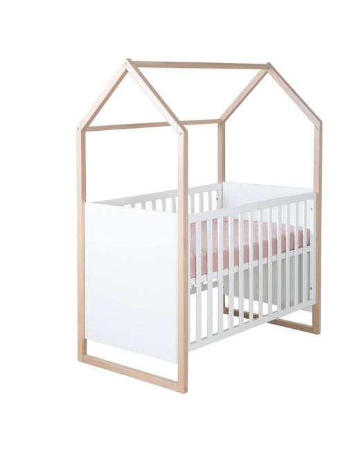 Lit bébé 2en1 cododo et lit indépendant cabane