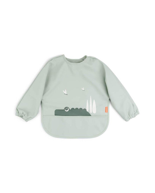 Bavoir manches avec poche