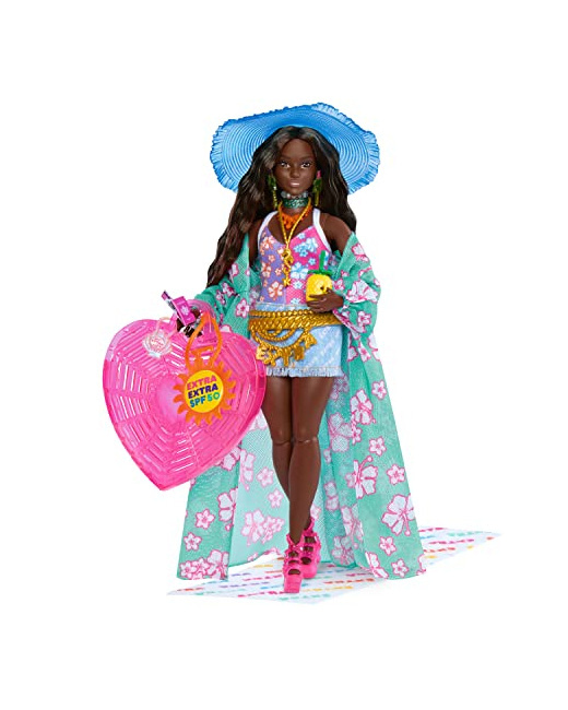 Barbie - Poupée Extra Cool - Tenue de plage