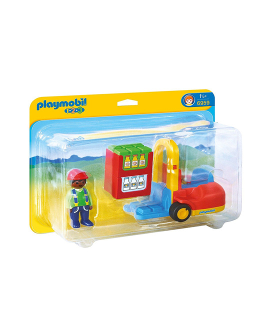 Playmobil 1.2.3 - Chariot élévateur