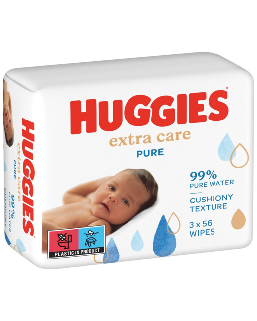 Lingettes Pure Extra Care HUGGIES : Comparateur, Avis, Prix