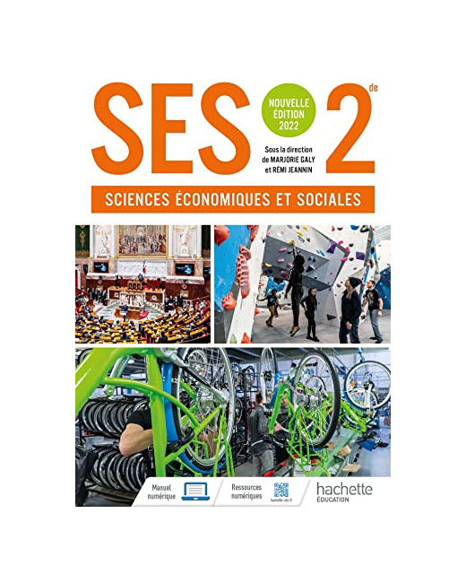 Sciences économiques et sociales 2nde - Livre élève - Ed. 2022