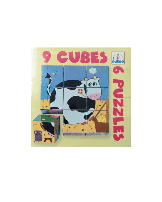 9 Cubes 6 Puzzles - Animaux de la ferme