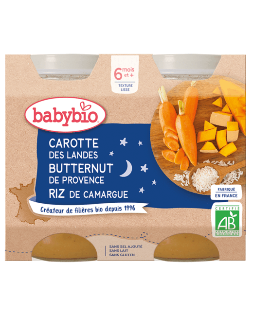Carotte des Landes Courge Butternut & Riz de Camargue