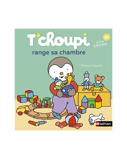 Livre T'choupi range sa chambre