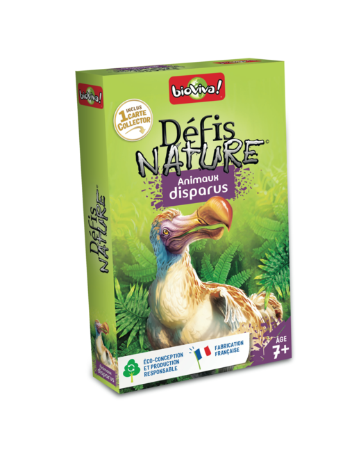 Jeu éducatif Défis Nature - Animaux disparus