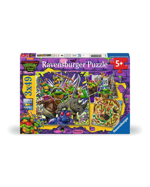 Puzzle Les Tortues Ninja en action - de 5 ans