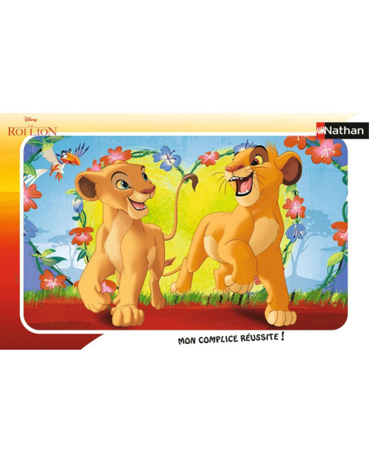 Puzzle Simba et Nala / Disney Le Roi Lion - de 3 ans