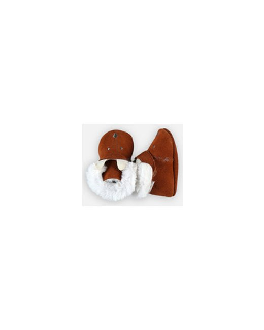 Bottines en cuir renard