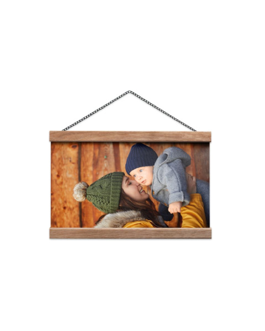 Porte-poster en bois
