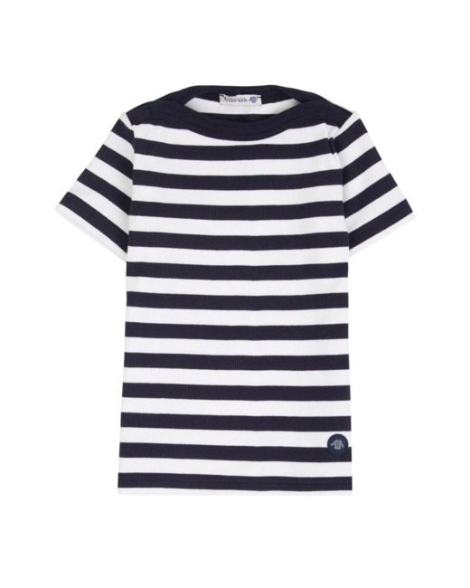 Marinière "Carantec" Kids - coton - Navire/Blanc