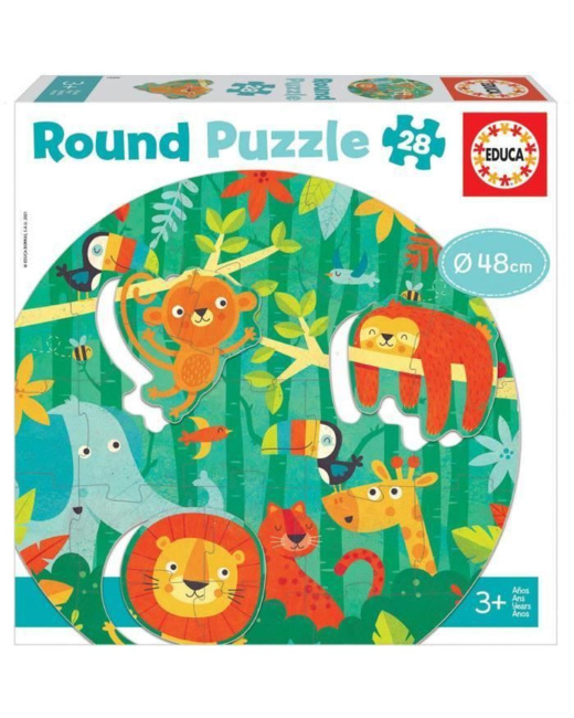 Puzzle rond jungle