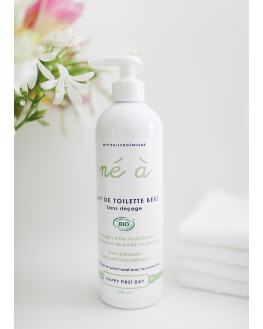 Lait de toilette bébé