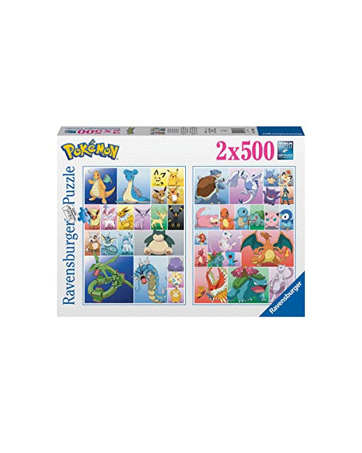 Puzzle - Pokémon - 2x500 pièces