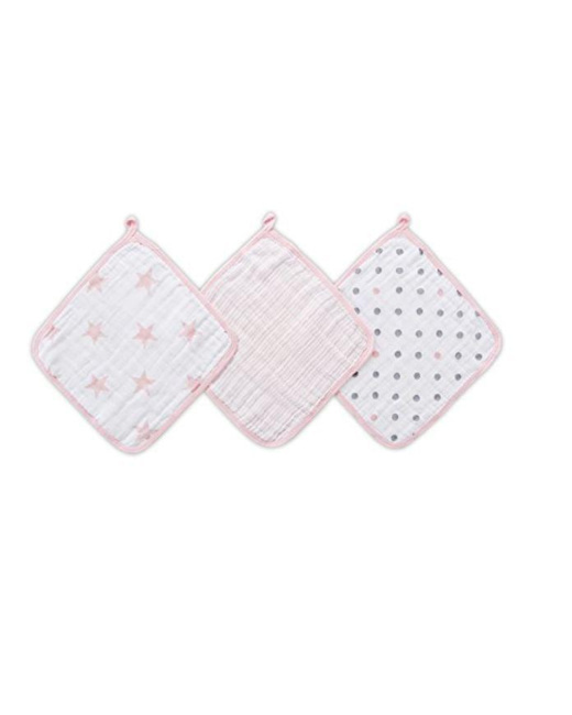 Lot de 3 débarbouillettes pour la toilette 