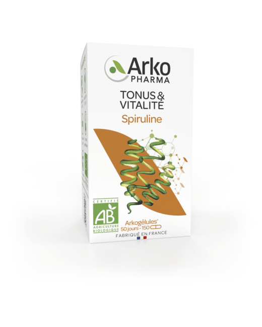 Boite de spiruline Bio Arkogelules