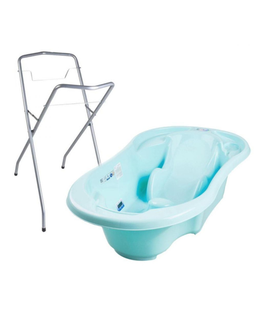 Baignoire bébé avec réducteur intégré + Pied