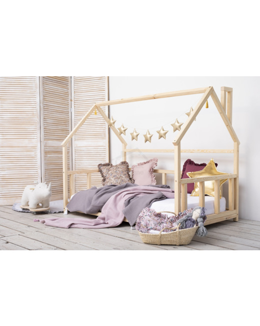 Lit cabane WH - Au sol