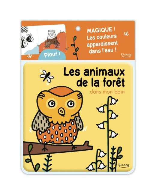 Livre de bain Les animaux de la forêt