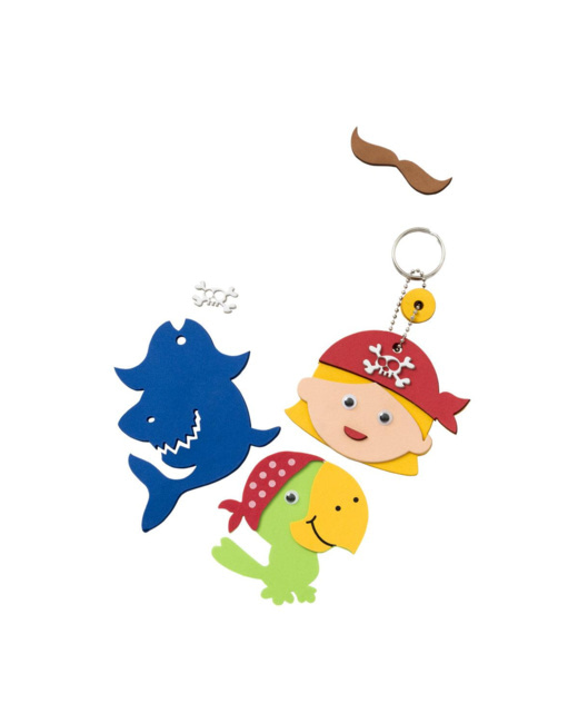 6 porte clefs pirates à créer