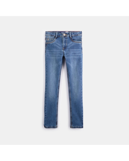 Jean skinny hyper stretch bleu garçon