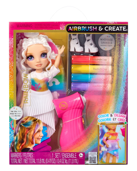 Color and Create Airbrush Rainbow High