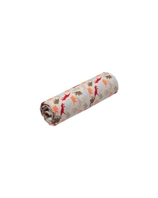 Linge de lit enfant Drap-housse garcon Dinomania 