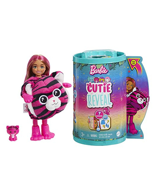 Barbie - Cutie Reveal - Poupée Chelsea - Tigre