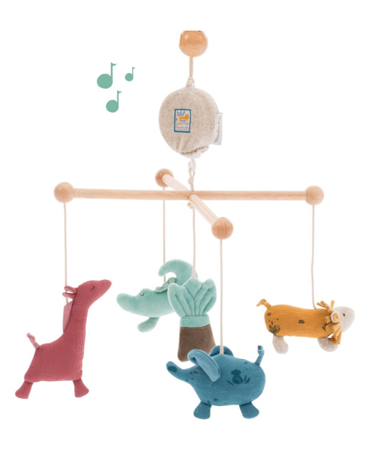 Mobile bébé musical sous mon baobab